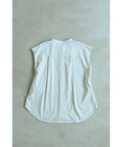 marjour（マージュール）の「【COOL】NO-IRON DOUBLE BLOUSE（シャツ/ブラウス・レディース・グレー系/ブラック・M）」の4枚目の写真