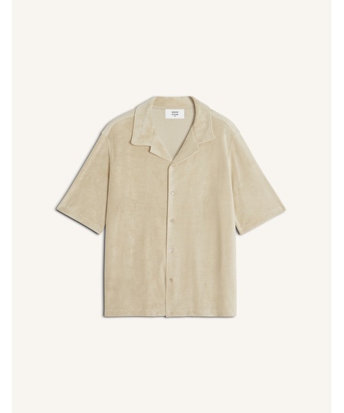 Maison Kitsune(メゾンキツネ)の「TERRY RESORT SHIRT(シャツ/ブラウス・メンズ・ライトオリーブ・M)」の1枚目の写真