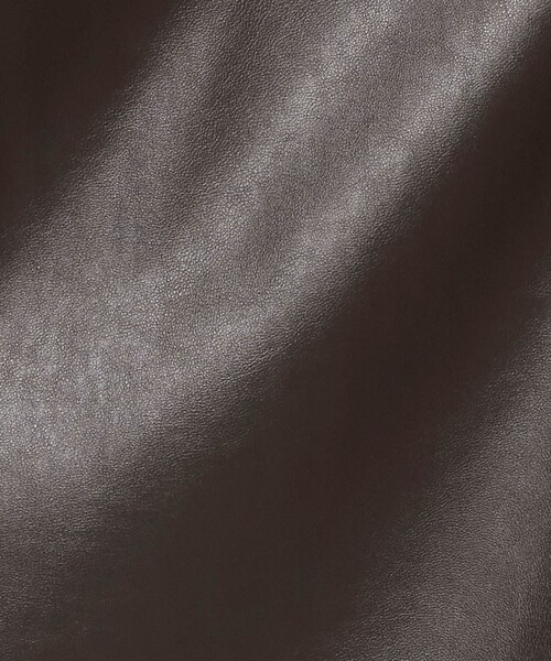 MARW UNITED ARROWS(マルゥ ユナイテッドアローズ)の「<MARW UNITED ARROWS>5分袖 レザーライク シャツ(シャツ/ブラウス・レディース・ブラック/ダークブラウン・FREE)」の15枚目の写真