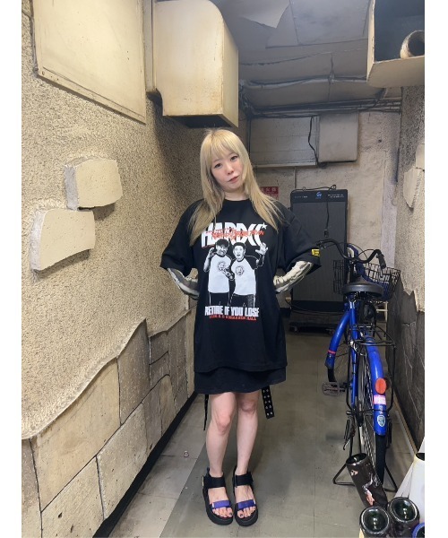 ハードコアチョコレート(ハードコアチョコレート)の「くりぃむナンタラ くりぃむしちゅー(Tシャツ/カットソー・メンズ・ブラック・XX-LARGE/X-LARGE/LARGE)」の1枚目の写真