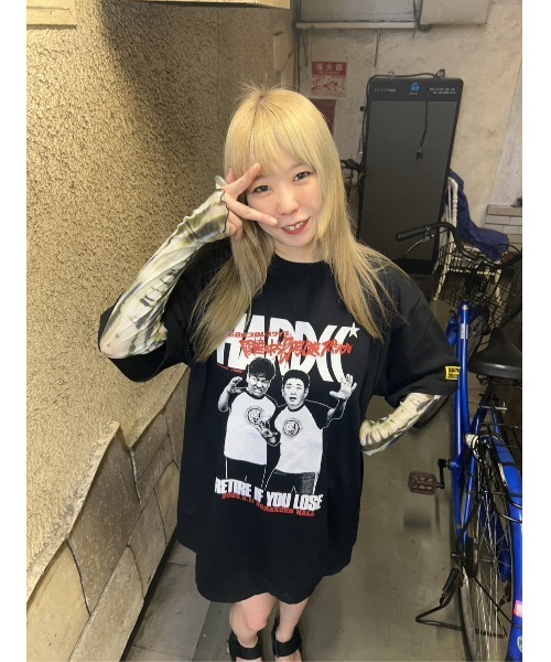 ハードコアチョコレート(ハードコアチョコレート)の「くりぃむナンタラ くりぃむしちゅー(Tシャツ/カットソー・メンズ・ブラック・XX-LARGE/X-LARGE/LARGE)」の6枚目の写真