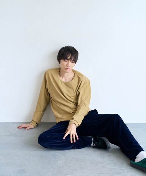 common gull products.(コモンガルプロダクツ)の「薄暮のベロアパンツ(その他パンツ・レディース・マスタード/ボルドー/ネイビー・LARGE/MEDIUM/SMALL)」の19枚目の写真