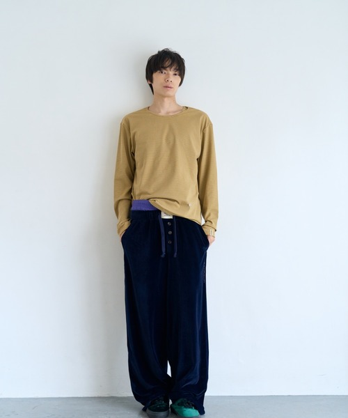common gull products.(コモンガルプロダクツ)の「薄暮のベロアパンツ(その他パンツ・レディース・マスタード/ボルドー/ネイビー・LARGE/MEDIUM/SMALL)」の20枚目の写真