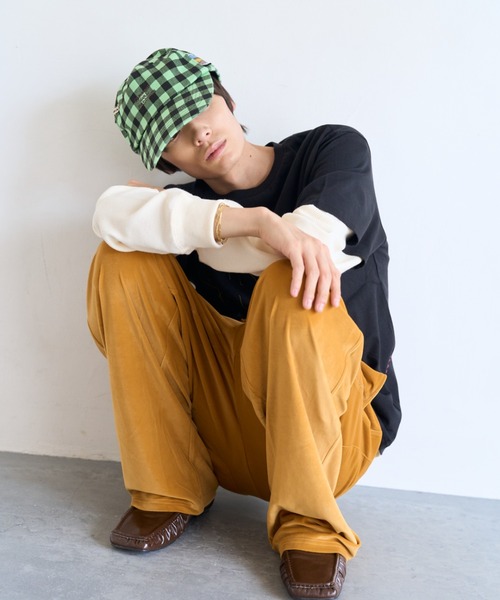common gull products.(コモンガルプロダクツ)の「薄暮のベロアパンツ(その他パンツ・レディース・マスタード/ボルドー/ネイビー・LARGE/MEDIUM/SMALL)」の4枚目の写真