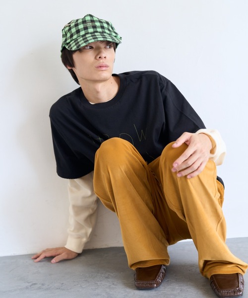 common gull products.(コモンガルプロダクツ)の「薄暮のベロアパンツ(その他パンツ・レディース・マスタード/ボルドー/ネイビー・LARGE/MEDIUM/SMALL)」の5枚目の写真