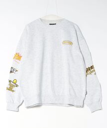 Assort Logo emb CREW SWEAT/THRASHER スラッシャー クルースウェット トレーナー メンズ レディース ストリート スケーター