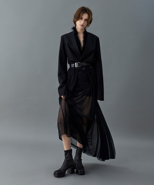 CHARLES & KEITH(チャールズ & キース)の「プラットフォーム アンクルブーツ(ブーツ・レディース・ブラック/ダークブラウン系4/ブラック系その他2・22.5cm/23cm/23.5cm/24.5cm/25cm/25.5cm)」の4枚目の写真