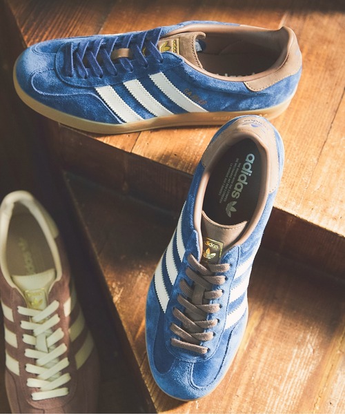 adidas(アディダス)の「adidas EXCLUSIVE GAZELLE INDOOR(スニーカー・メンズ・ブラウン/ネイビー・28/27.5/27/26.5/26/25.5/29/28.5)」の6枚目の写真