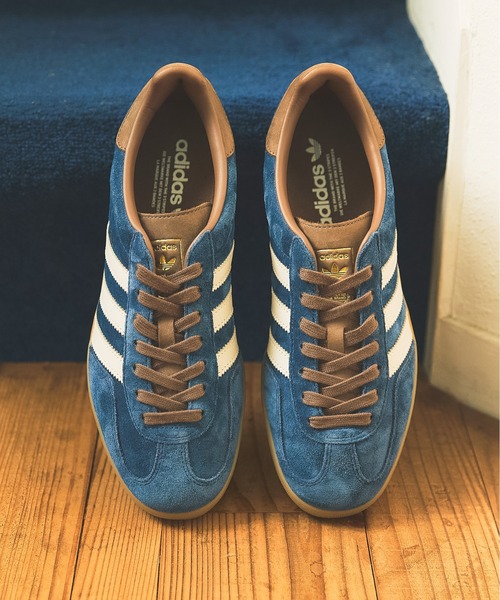 adidas(アディダス)の「adidas EXCLUSIVE GAZELLE INDOOR(スニーカー・メンズ・ブラウン/ネイビー・28/27.5/27/26.5/26/25.5/29/28.5)」の3枚目の写真