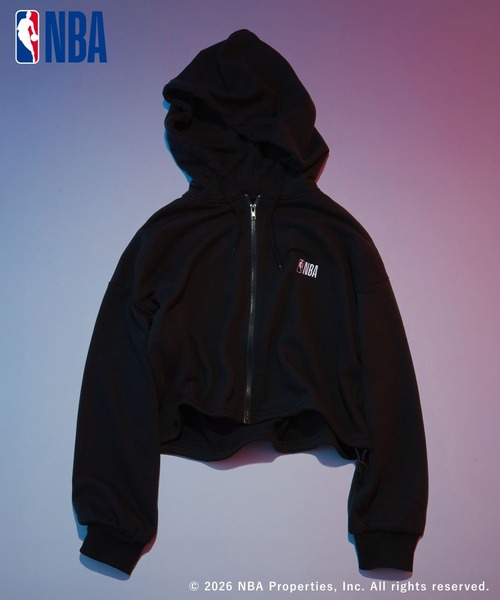 LAKOLE（ラコレ）の「[NBA]ZIPパーカー(WOMEN) / 1064203（パーカー・レディース・グレー/ホワイト/ブラック・MEDIUM/LARGE）」の3枚目の写真