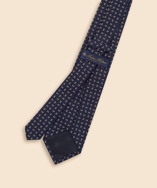 BROOKS BROTHERS(ブルックスブラザーズ)の「シルク レクタングルモチーフ ジャカードタイ(ネクタイ・メンズ・バーガンディー/ネイビー/グリーン・ONE SIZE)」の6枚目の写真