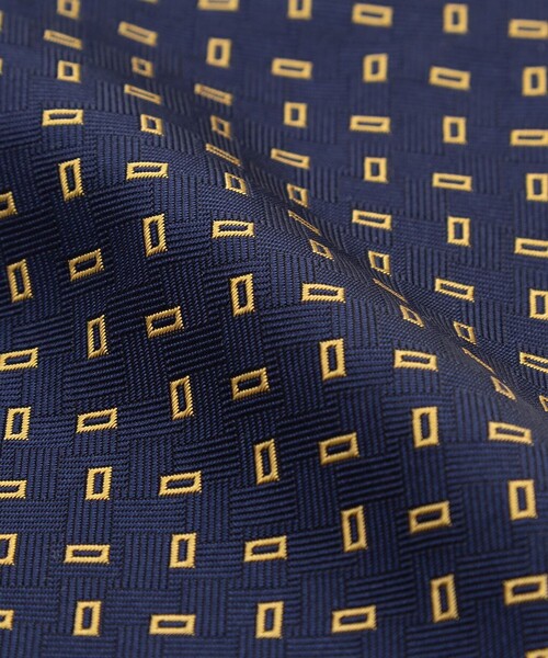 BROOKS BROTHERS(ブルックスブラザーズ)の「シルク レクタングルモチーフ ジャカードタイ(ネクタイ・メンズ・バーガンディー/ネイビー/グリーン・ONE SIZE)」の7枚目の写真
