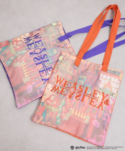 FLAPPER(フラッパー)の「FLAPPER フラッパー:ハリー・ポッター WWW A4トートバッグ(トートバッグ・レディース・オレンジ/パープル・FREE)」の17枚目の写真