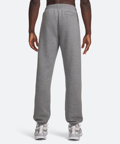 UNDER ARMOUR（アンダーアーマー）の「UAライバルフリース ジョガーパンツ（ライフスタイル/メンズ）（その他パンツ・メンズ・グレー×ホワイト・M/XL/L/3XL/2XL/S）」の2枚目の写真