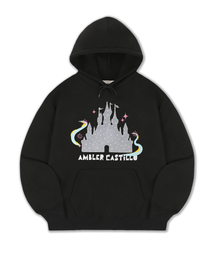 MAGIC CASTLE グラフィックフードTシャツ AHP1307(ブラック)