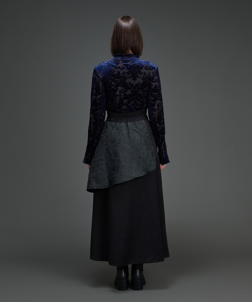 Ellno de Mavie(エルノデメヴィ)の「JQレイヤードフレアスカート/SETUP対応(スカート・レディース・ブルーグレー/ブラック・FREE)」の22枚目の写真
