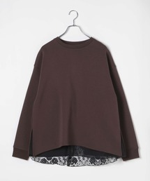 LEPSIM | 《パフエアシリーズ》バックレースプルオーバー 1068680(Tシャツ/カットソー)