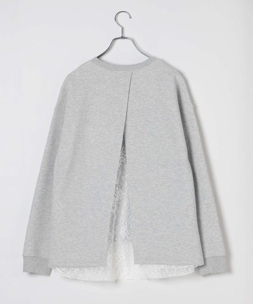 LEPSIM(レプシィム)の「《パフエアシリーズ》バックレースプルオーバー 1068680(Tシャツ/カットソー・レディース・ブラック/ブラウン/グレー/グレイッシュベージュ・FREE)」の15枚目の写真