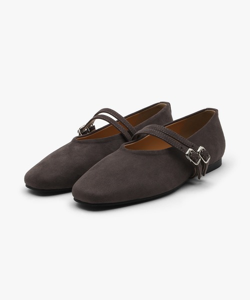 SAPPUN(サプン)の「Beare(ベア)メリージェーンフラットパンプス(220-65109)SAPPUN(サプン)(パンプス・レディース・ブラック系/ブラック/ベージュ/グレー・24.5/24/23.5/23/22.5)」の3枚目の写真
