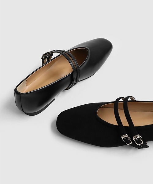 SAPPUN(サプン)の「Beare(ベア)メリージェーンフラットパンプス(220-65109)SAPPUN(サプン)(パンプス・レディース・ブラック系/ブラック/ベージュ/グレー・24.5/24/23.5/23/22.5)」の18枚目の写真