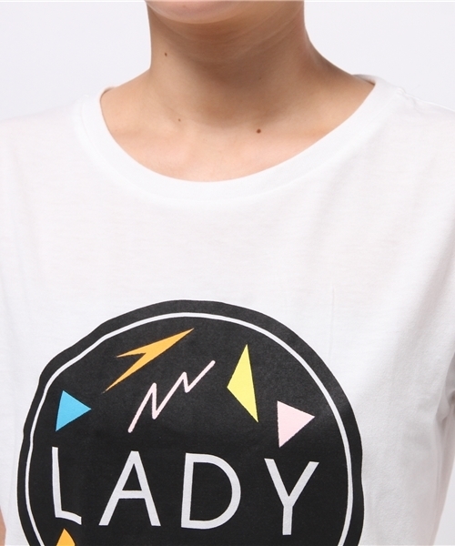 WEGO（ウィゴー）の「WEGO/80sサーフTシャツ（Tシャツ/カットソー・レディース・ホワイト/ライトイエロー・FREE）」の6枚目の写真