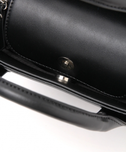 A part by（アパートバイ）の「スクエア2WAYトートバッグ 730150 （ショルダーバッグ・レディース・ライトグレー/ブラック/ベージュ・FREE）」の17枚目の写真