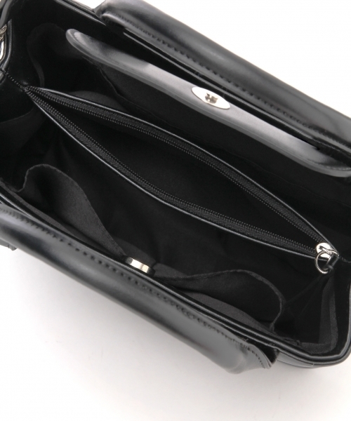 A part by（アパートバイ）の「スクエア2WAYトートバッグ 730150 （ショルダーバッグ・レディース・ライトグレー/ブラック/ベージュ・FREE）」の18枚目の写真