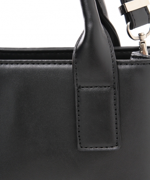 A part by（アパートバイ）の「スクエア2WAYトートバッグ 730150 （ショルダーバッグ・レディース・ライトグレー/ブラック/ベージュ・FREE）」の15枚目の写真