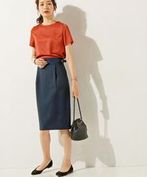 UNITED ARROWS | UBCE ハイウエスト サイドバックル タック スカート(スカート)