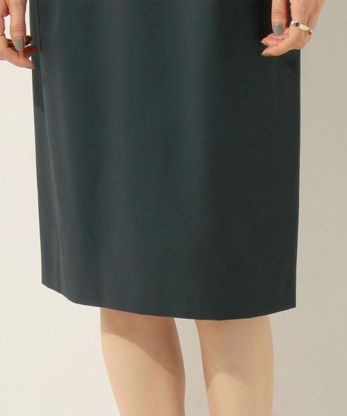 UNITED ARROWS（ユナイテッドアローズ）の「UBCE ハイウエスト サイドバックル タック スカート（スカート・レディース・ライトピンク/ダークグリーン/ネイビー・36/40/38）」の16枚目の写真