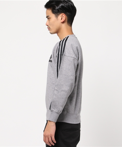 adidas（アディダス）の「【adicolor】オリジナルス スウェットシャツ[ADICOLOR CREW SWEATSHIRT]（スウェット・メンズ・ブラック/ライトグレー・LARGE/XX-LARGE/SMALL/MEDIUM/X-LARGE/XXX-LARGE/X-SMALL）」の7枚目の写真