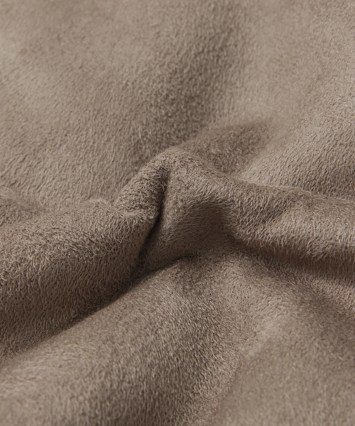 URBAN RESEARCH（アーバンリサーチ）の「Sonny Label ノーカラーフェイクムートンコート	（ムートンコート・レディース・ブラウン/ネイビー/グレー・38/36）」の14枚目の写真