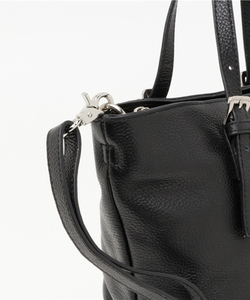 BEAU'RE SECOND（ビュレセカンド）の「【Beau're Second】ファーチャームツキミニトート/BS-1807（トートバッグ・レディース・ブラック/ブラウン/ネイビー/ブルー・FREE）」の14枚目の写真