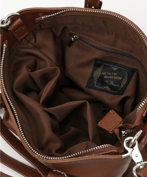 BEAU'RE SECOND（ビュレセカンド）の「【Beau're Second】ファーチャームツキミニトート/BS-1807（トートバッグ・レディース・ブラック/ブラウン/ネイビー/ブルー・FREE）」の18枚目の写真