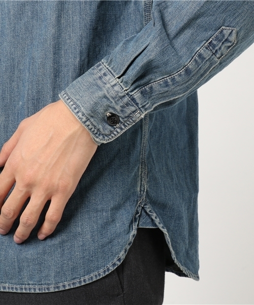 Denim & Supply Ralph Lauren(デニムアンドサプライラルフローレン)の「バンダナヨーク シャンブレーシャツ(シャツ/ブラウス・メンズ・ネイビー系6・MEDIUM/LARGE/X-SMALL/SMALL)」の10枚目の写真