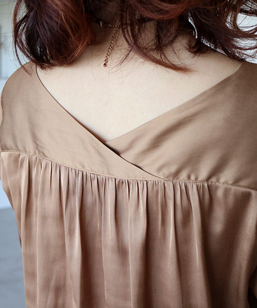 N.（N. Natural Beauty Basic）（エヌエヌナチュラルビューティーベーシック）の「ビエラブラウス（シャツ/ブラウス・レディース・ブラック/ホワイト/ブラウン/ピンク・MEDIUM）」の19枚目の写真