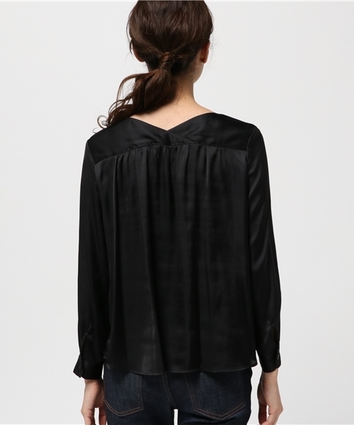 N.（N. Natural Beauty Basic）（エヌエヌナチュラルビューティーベーシック）の「ビエラブラウス（シャツ/ブラウス・レディース・ブラック/ホワイト/ブラウン/ピンク・MEDIUM）」の7枚目の写真