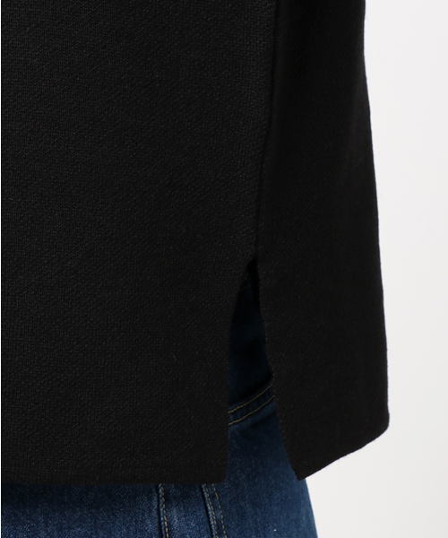 VENCEEXCHANGE（ヴァンスエクスチェンジ）の「チョーカー付き袖スリットプルオーバー     （Tシャツ/カットソー・レディース・ライトブラウン/ピンク/ブラック/オリーブ・MEDIUM）」の10枚目の写真