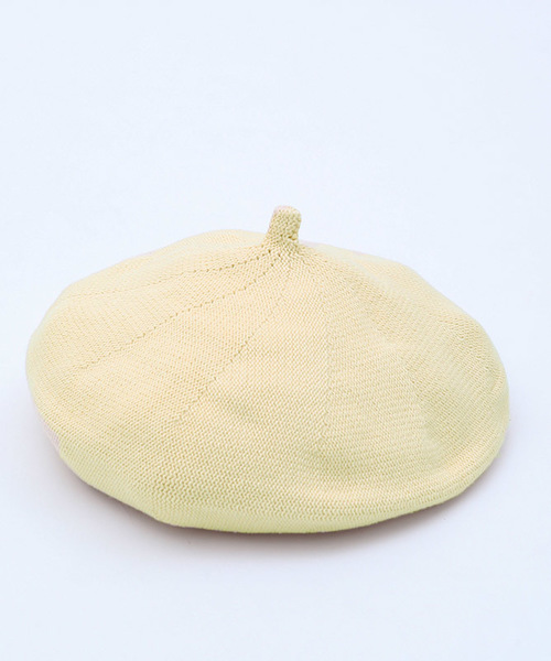 MERLOT（メルロー）の「ルーズニットベレー帽　6923（ハンチング/ベレー帽・レディース・ブラウン/グリーン/ピンク/ブルー/ベージュ/ネイビー/マスタード/オレンジ/ブラック・FREE）」の3枚目の写真