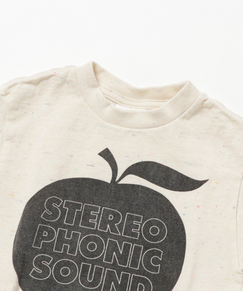 GROOVY COLORS(グルービーカラーズ)の「アップルプリントフレアTシャツ(Tシャツ/カットソー・キッズ・ブラック/レッド・140/110/130/90/100/120)」の4枚目の写真