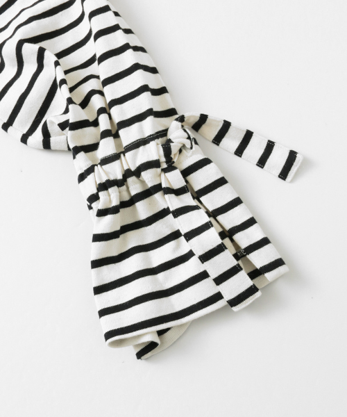 URBAN RESEARCH(アーバンリサーチ)の「袖リボンカットソー(Tシャツ/カットソー・レディース・グレー/ホワイト×ブラック/サックスブルー・FREE)」の15枚目の写真