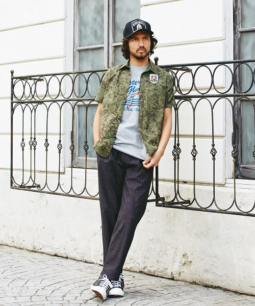 HYSTERIC GLAMOUR（ヒステリックグラマー）の「ORIGINAL QUALITY pt T-SH（Tシャツ/カットソー・メンズ・オレンジ/ホワイト/トップグレー・SMALL/MEDIUM/LARGE/X-SMALL）」の14枚目の写真