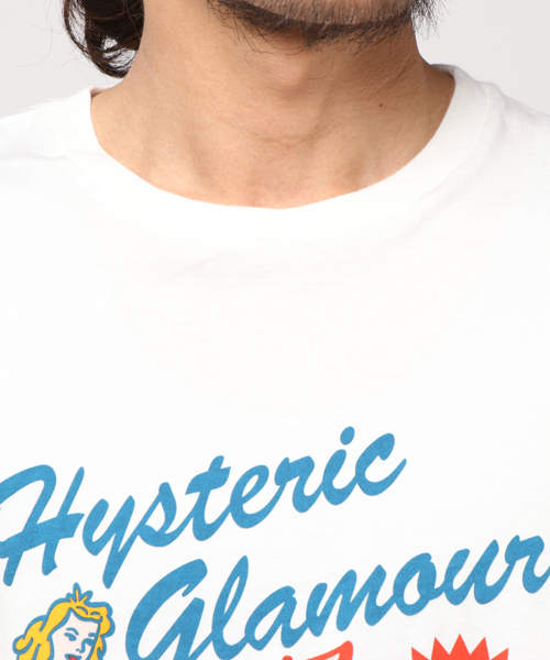 HYSTERIC GLAMOUR（ヒステリックグラマー）の「ORIGINAL QUALITY pt T-SH（Tシャツ/カットソー・メンズ・オレンジ/ホワイト/トップグレー・SMALL/MEDIUM/LARGE/X-SMALL）」の6枚目の写真