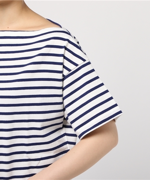 WEGO(ウィゴー)の「DISPARK/オフショルボーダーカットソー(Tシャツ/カットソー・レディース・ネイビー/レッド/ブラック・FREE)」の8枚目の写真