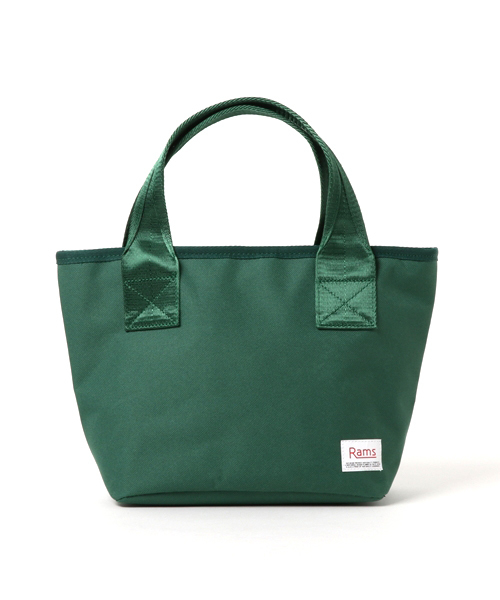 Rams(ラムス)の「Rams ラムス TOTE BAG ミニトートバッグ トートバッグ RAM-007 ユニセックス(トートバッグ)」|グリーン