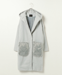 VENCEEXCHANGE | ファーポケフーテッドコート(その他アウター)