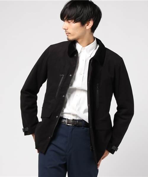 FACTOTUM（ファクトタム）の「【FACTOTUM】モールスキンストレッチブリティッシュブルゾン（その他アウター・メンズ・ブラック/カーキ・44/46/48）」の10枚目の写真