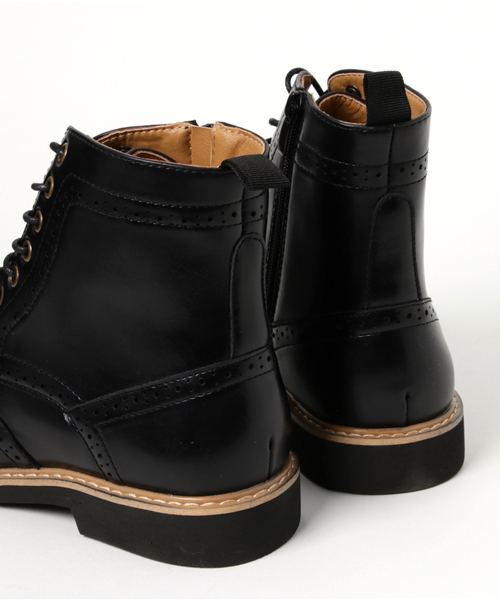 AAA（トリプルエー）の「AAA+ / ウイングチップレースアップカントリーブーツ(2346)（ブーツ・メンズ・ブラック/ダークブラウン/ネイビー/キャメル/ワイン・41/42/43/44/40）」の9枚目の写真