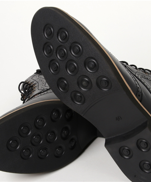 AAA（トリプルエー）の「AAA+ / ウイングチップレースアップカントリーブーツ(2346)（ブーツ・メンズ・ブラック/ダークブラウン/ネイビー/キャメル/ワイン・41/42/43/44/40）」の7枚目の写真