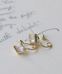 colleca la | ループフィット・スクエアビジューのイヤリング(イヤリング)